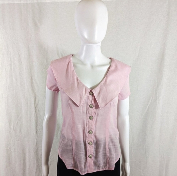 Anthropologie Tops - MAEVE ANTROPOLOGIE Pink Button-Up Women's Top